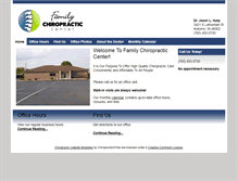 Tablet Screenshot of harpchiropractic.com